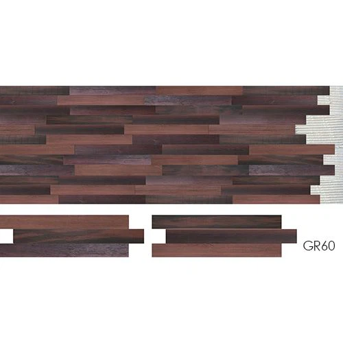 Tsis muaj ntxhiab thiab Hnyuv Qws Txwv Striped Woodflooring nrog Hloov Kho Khoom Siv Hnyav Khoom rau Chav Dej